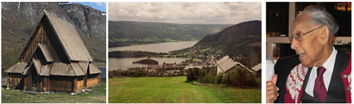A church in Valdres, Norway – The town of Valdres – Dr. Emanuel Minos who recorded the prophecy